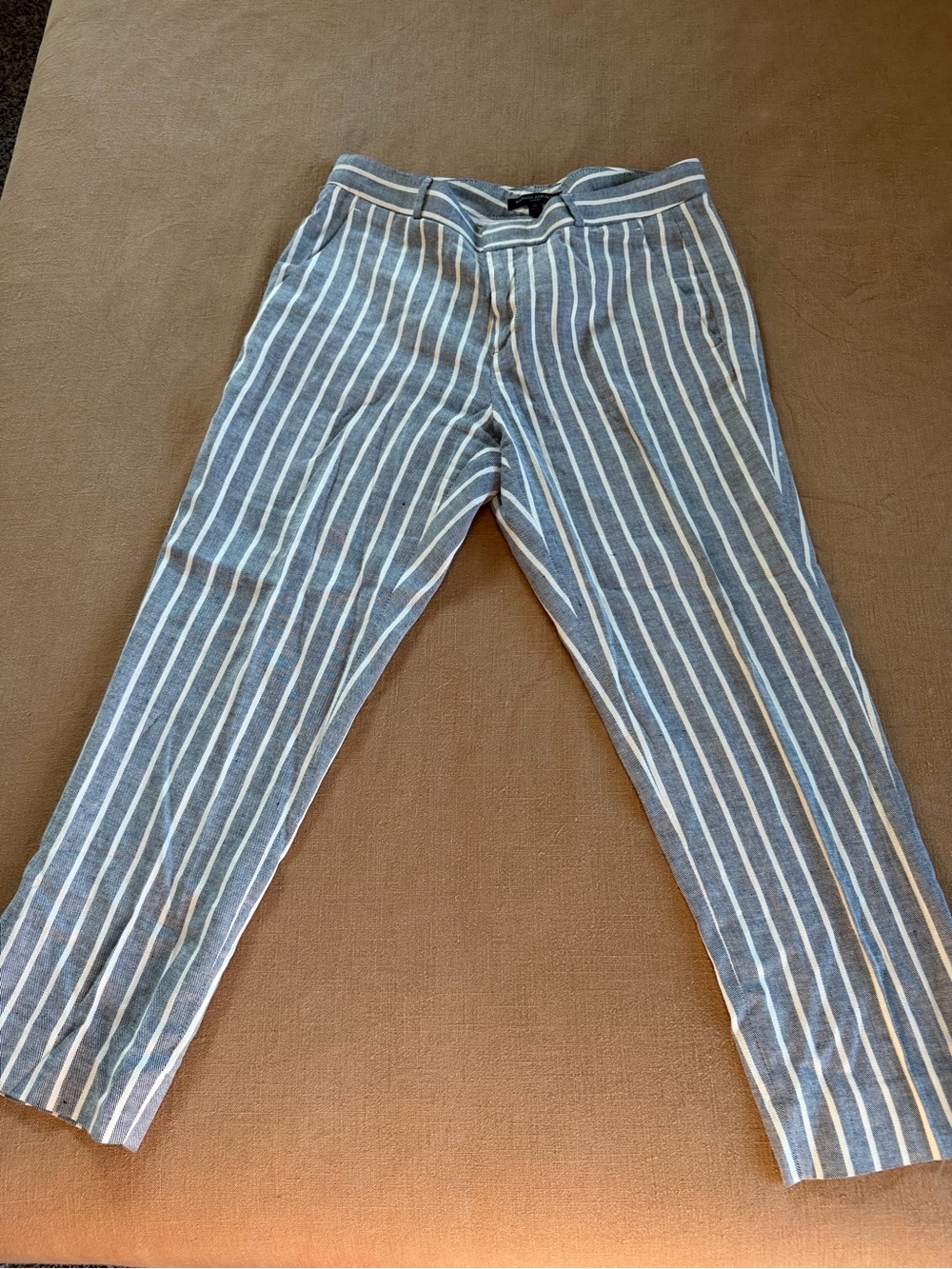 Banana Republic Blue and White Striped Dress pants